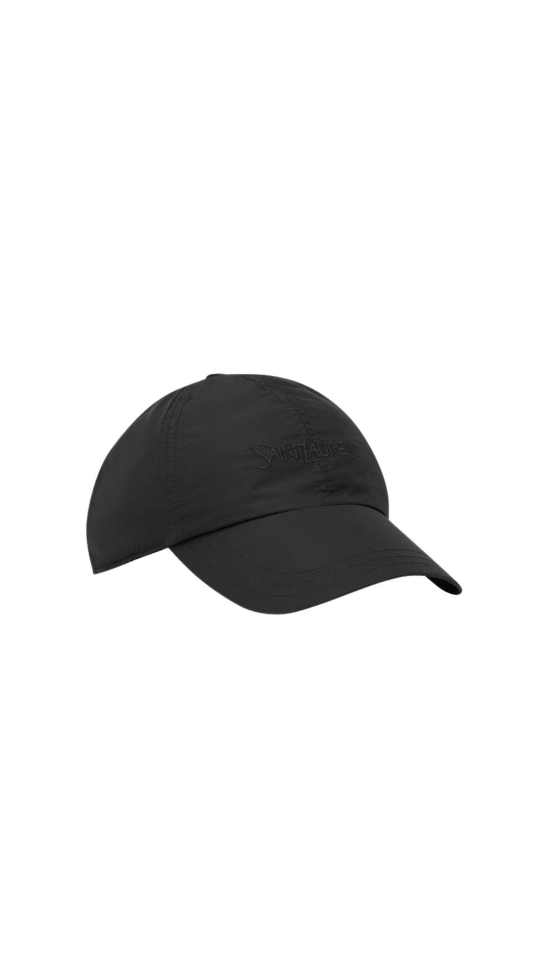 Saint Laurent Cap In Black Nylon