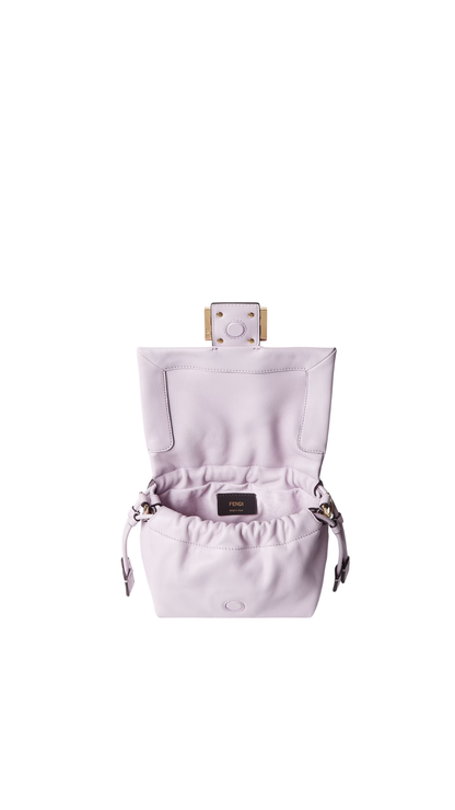 Mamma Baguette Small in Anemone Purple Nappa Leather Mini-Bag