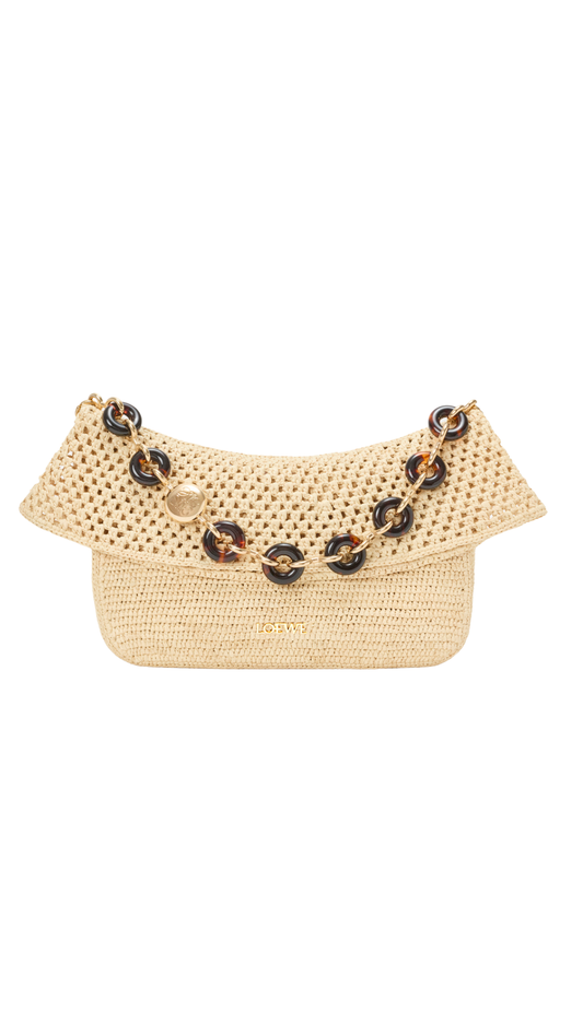 Medium Ola Bag in Natural Raffia