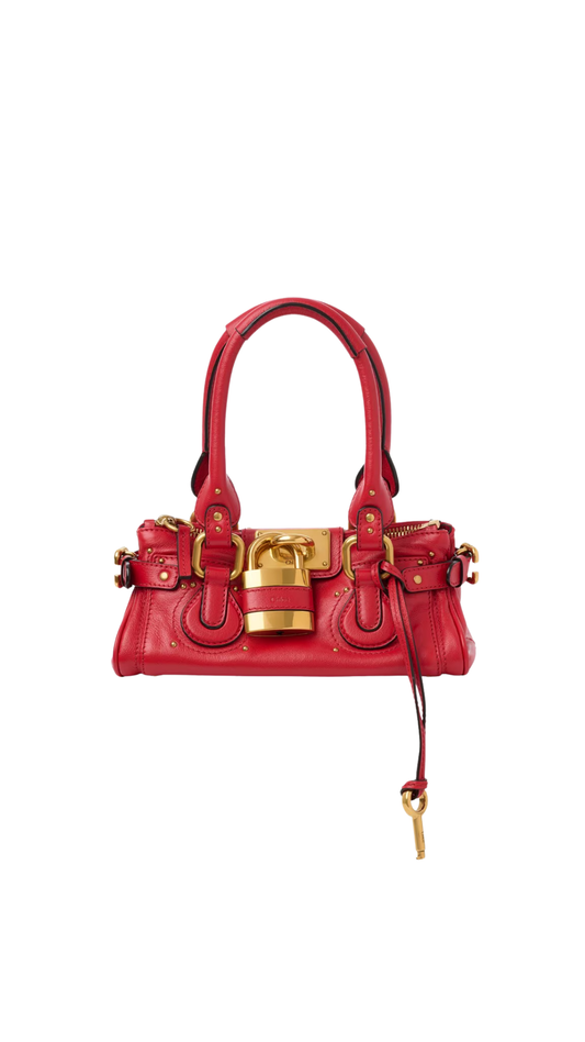 Small Paddington Bag in Tulip Red
