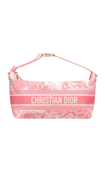 Dioriviera Medium DiorTravel Nomad Pouch in Candy Pink/ Aquamarina