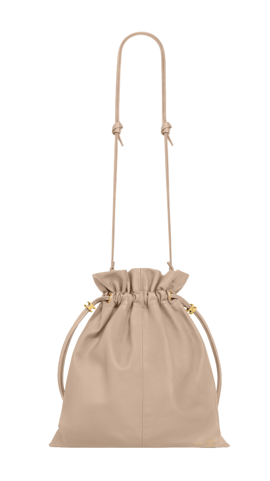 Small Crystal Pouch In Safari Lambskin