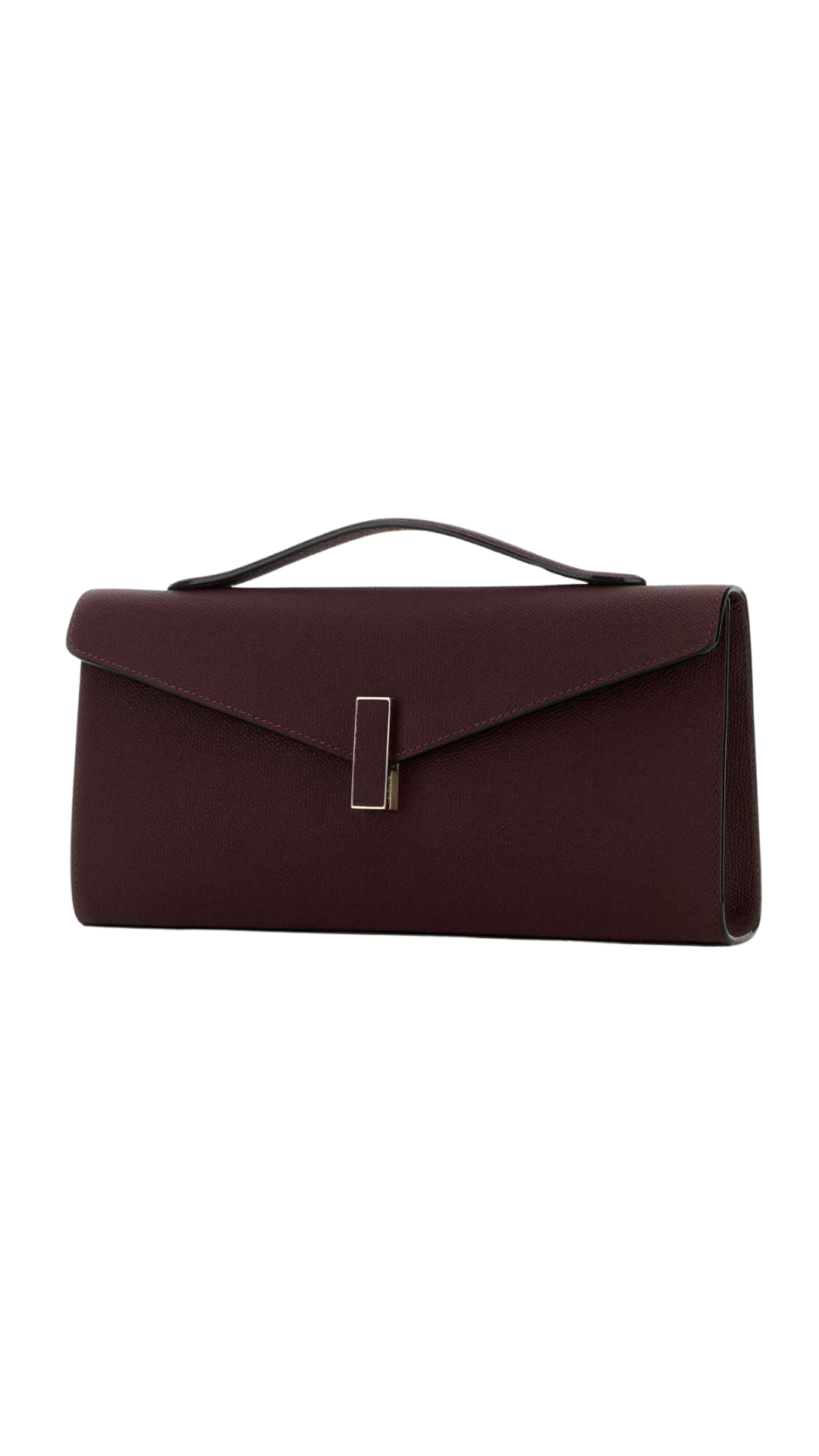 Iside Clutch Bag in Claret Red