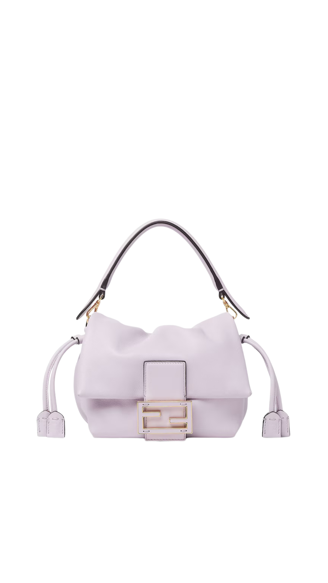 Mamma Baguette Small in Anemone Purple Nappa Leather Mini-Bag