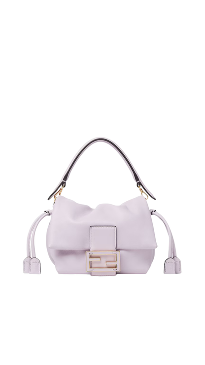 Mamma Baguette Small in Anemone Purple Nappa Leather Mini-Bag