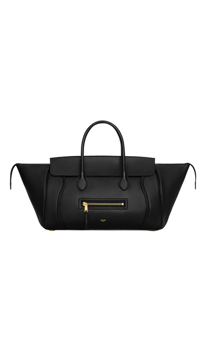 Medium New Luggage In Supple Shiny Lambskin