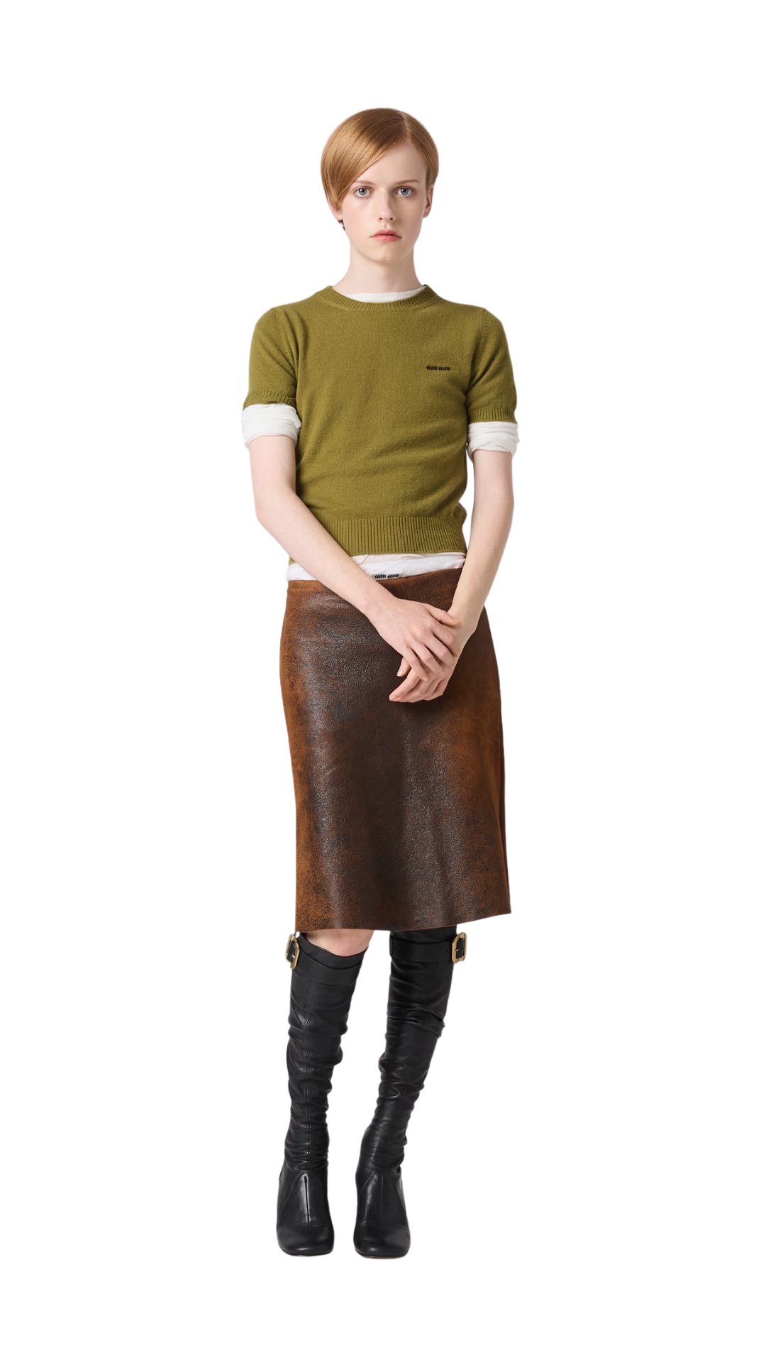 Cashmere Sweater Fern Green