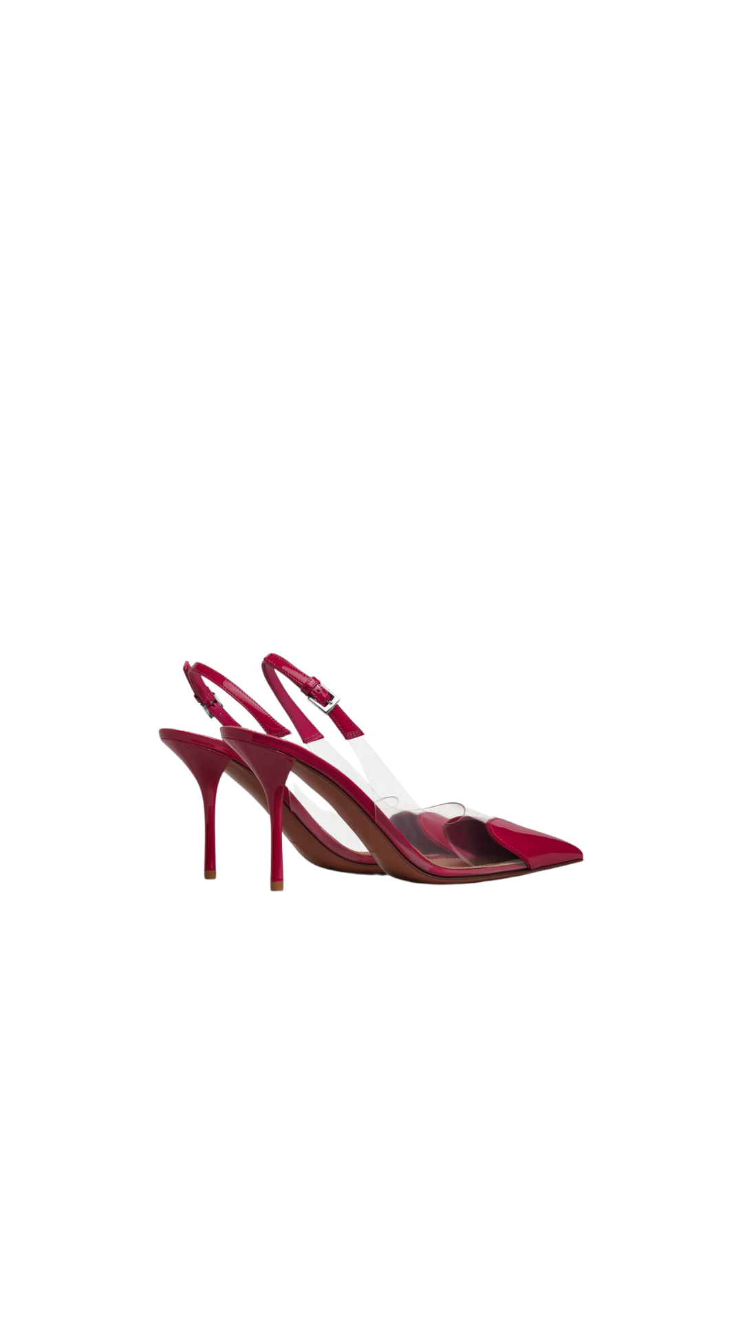 Zapatos de tacón Le Cœur en piel charol FRAMBUESA