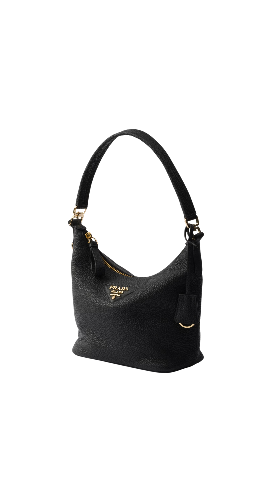 Leather Mini-Bag in Black