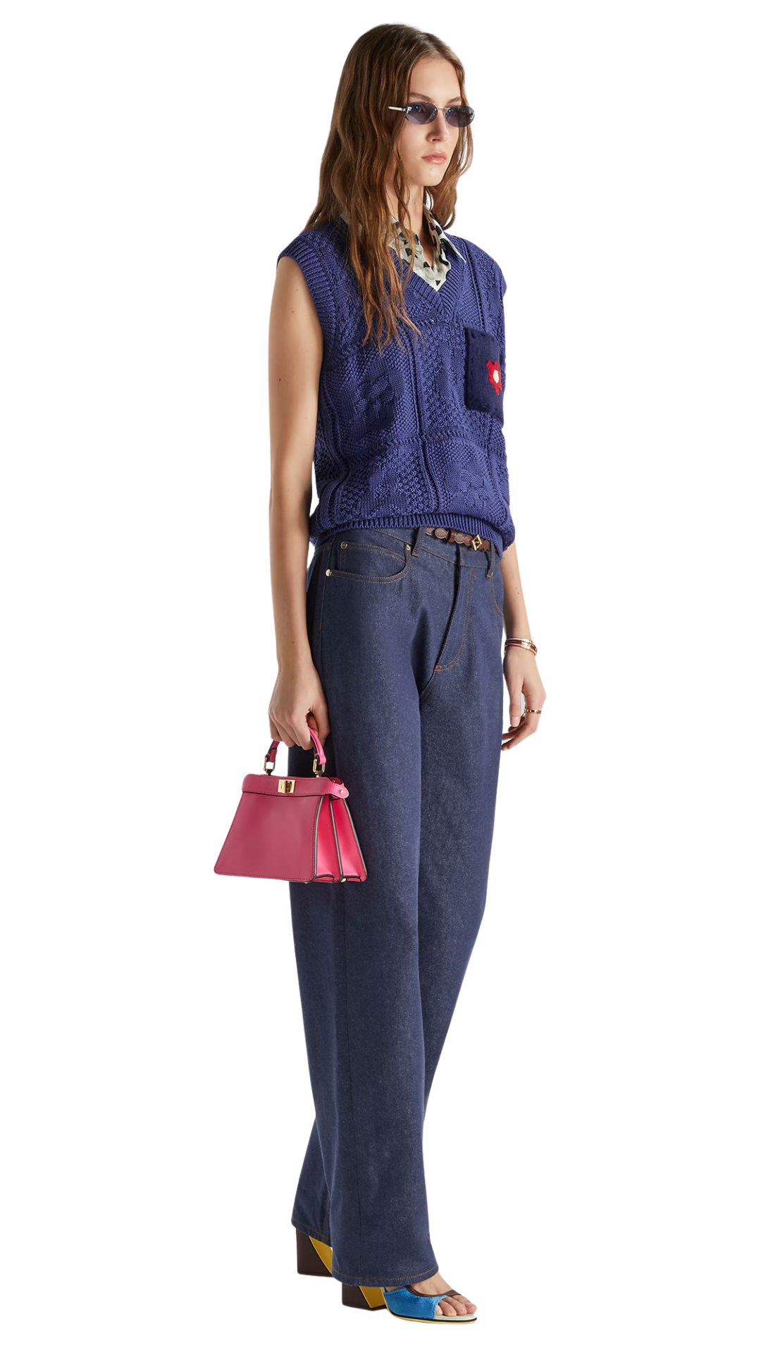 Peekaboo ISeeU Petite in Petunia Pink Leather Bag