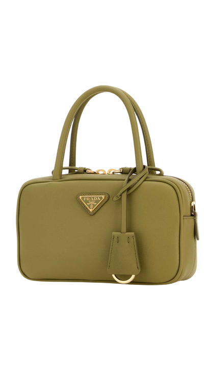 Two-Handle Bag in Pistachio Green