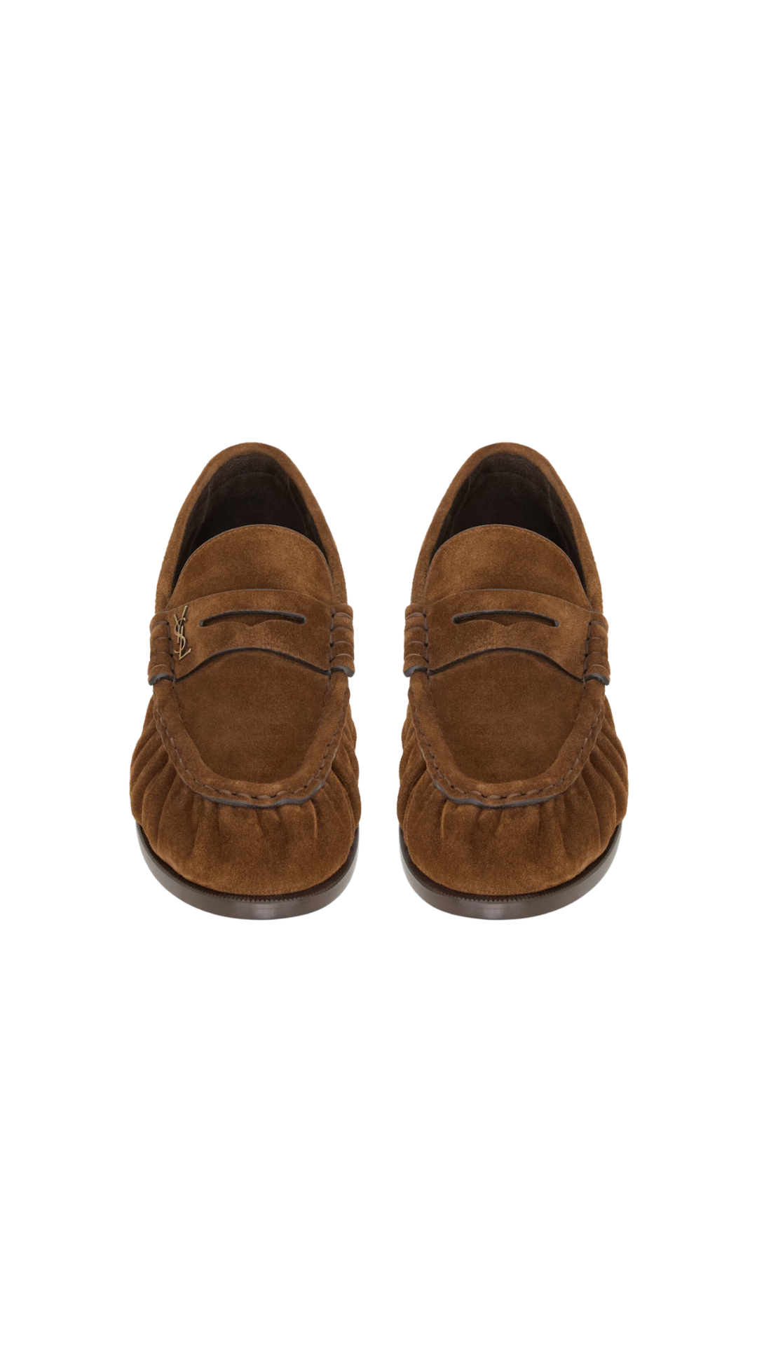 Le Loafer Supple In Dark Havana Suede