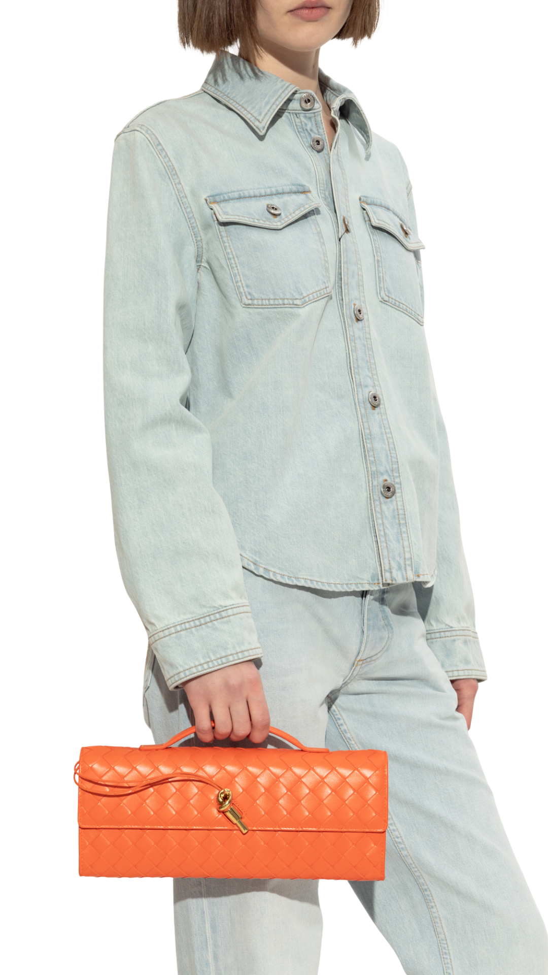 Andiamo Clutch in Orange