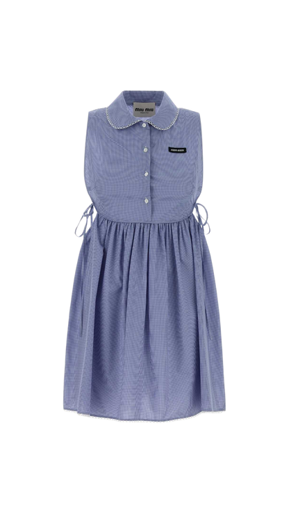 Cotton Dress in Blue