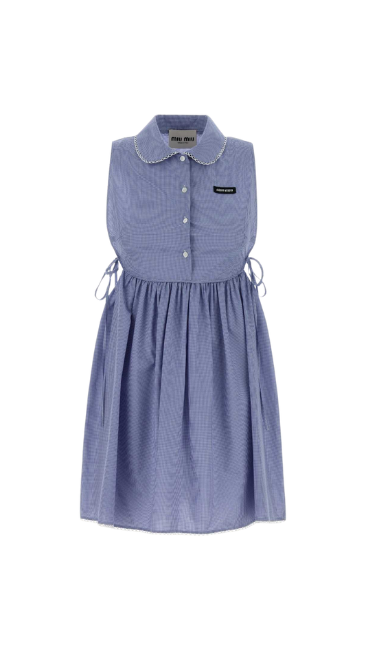 Cotton Dress in Blue