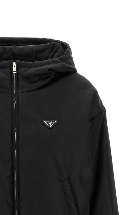 Re-Nylon Blouson Jacket in Black