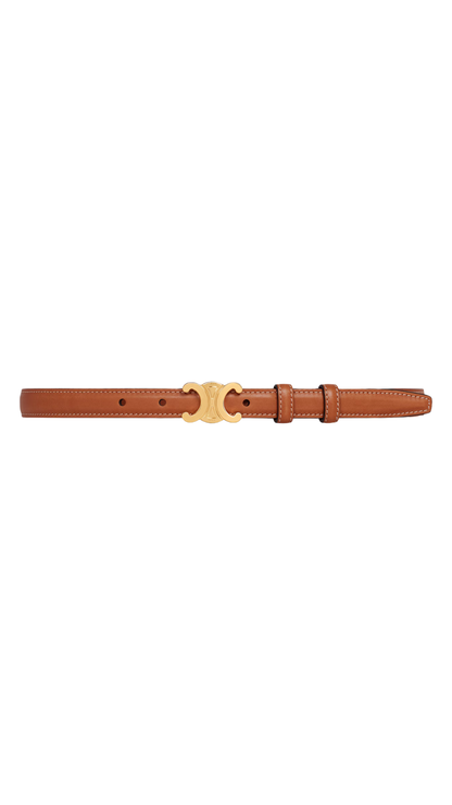 Triomphe Belt 18mm In Natural Calfskin