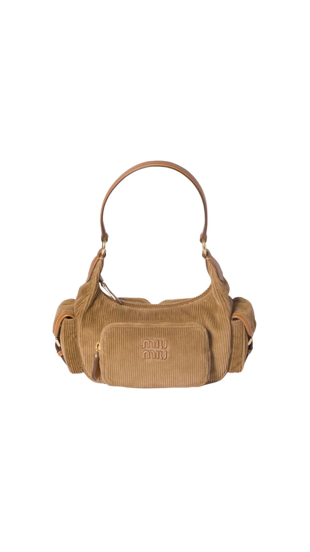 Corduroy Pocket Bag in Cinnamon