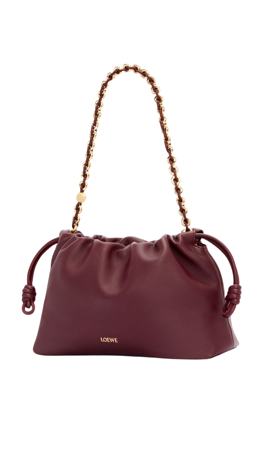 Medium Flamenco Purse in Dark Burgundy