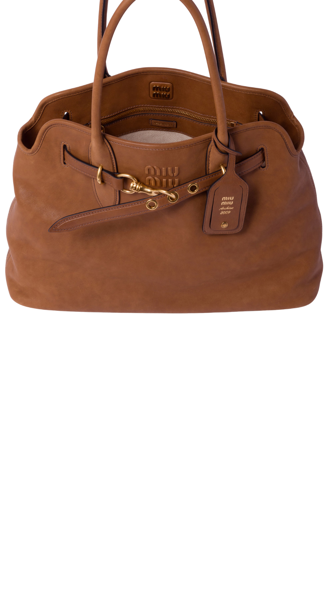 Bolso Aventure de piel napa en negro