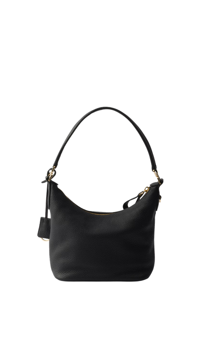 Leather Mini-Bag in Black