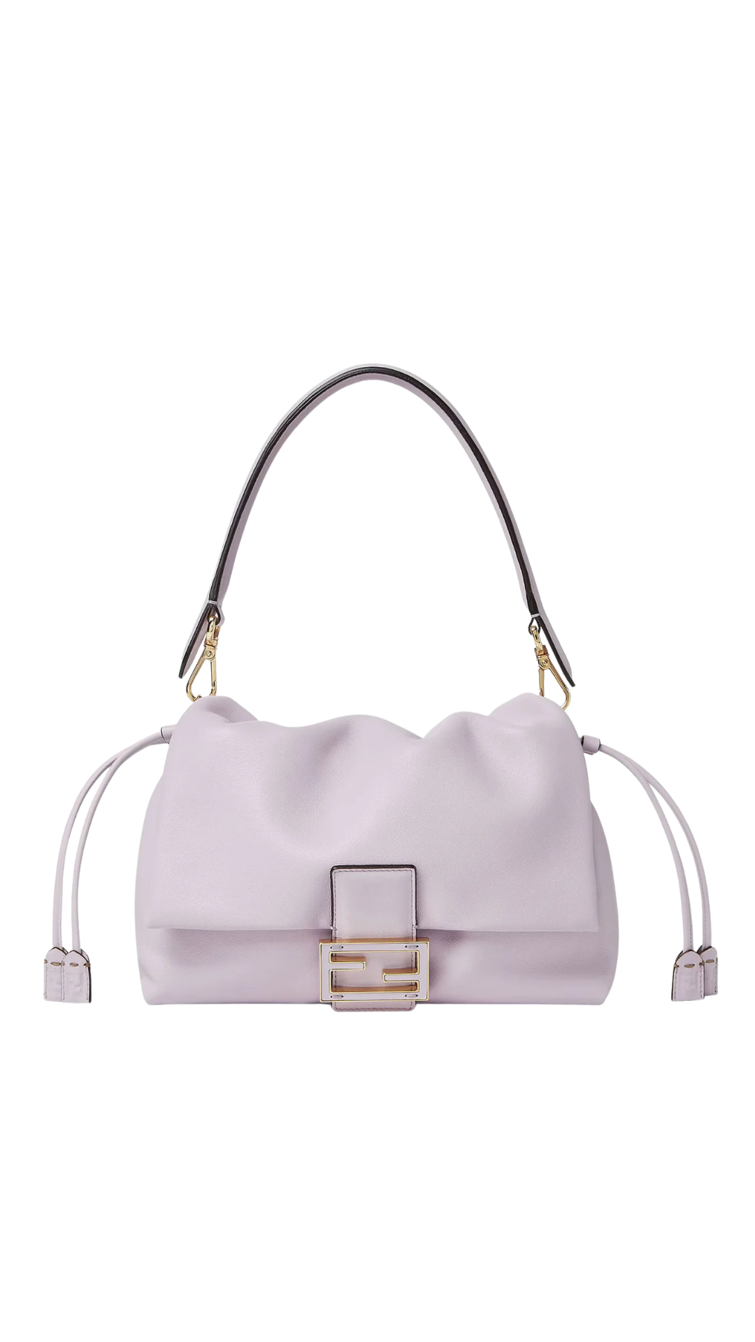Mamma Baguette Medium in Anemone Purple Nappa Leather Bag