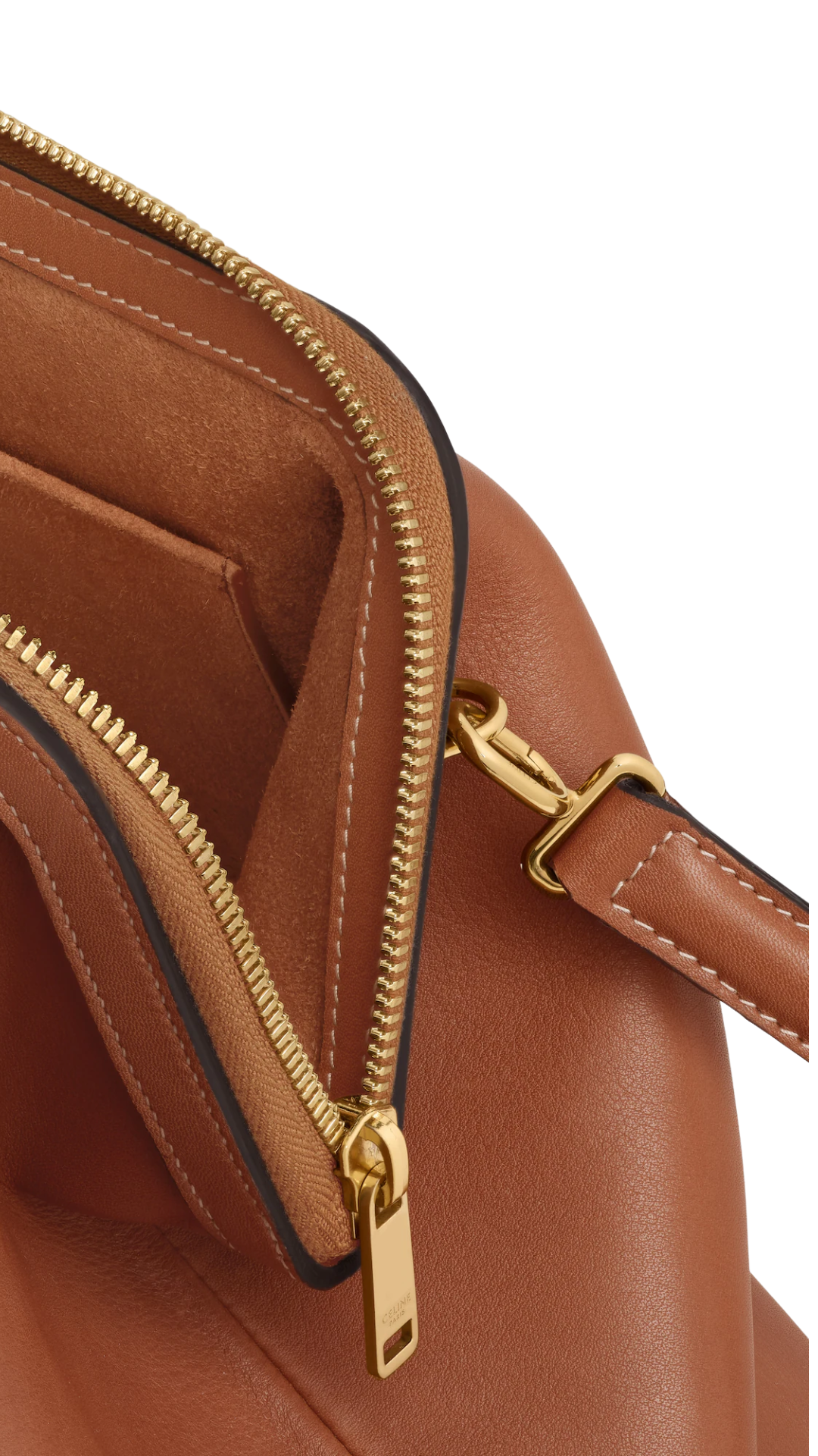 Doctor's Pouch In Tan Supple Natural Calfskin