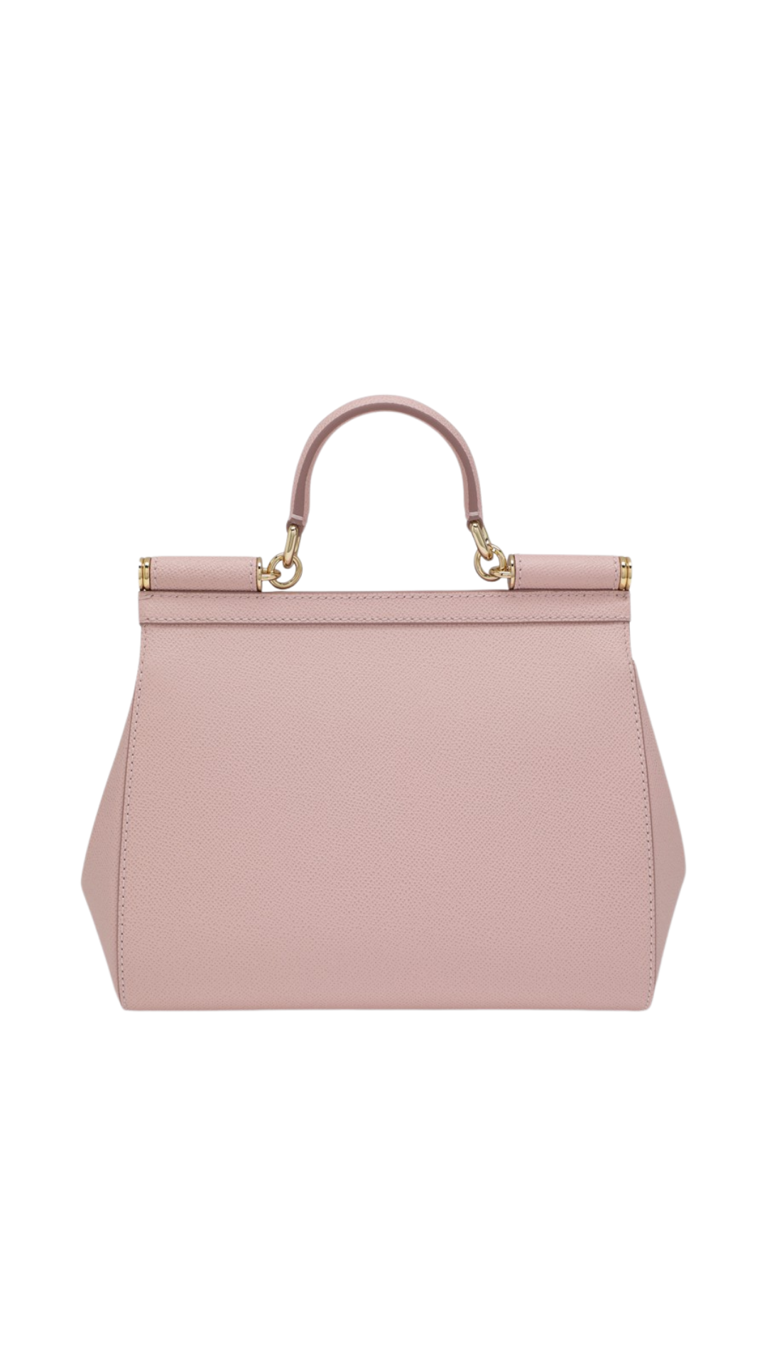 Large Sicily Handbag in Pink Dauphine Calfskin