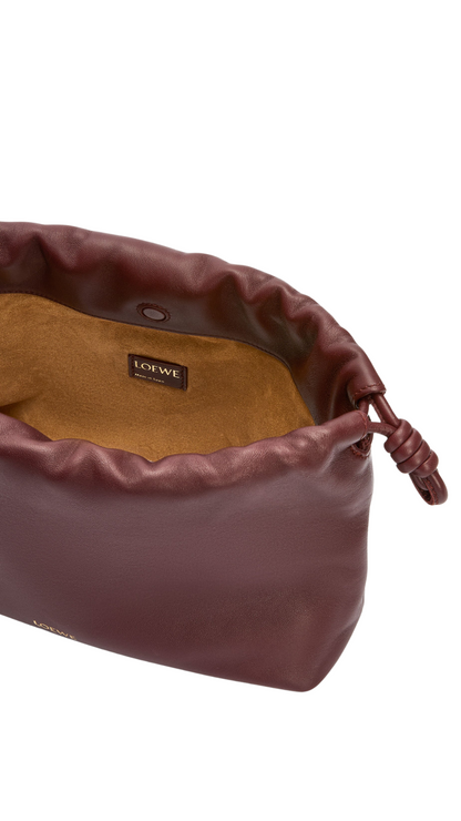 Medium Flamenco Purse in Dark Burgundy