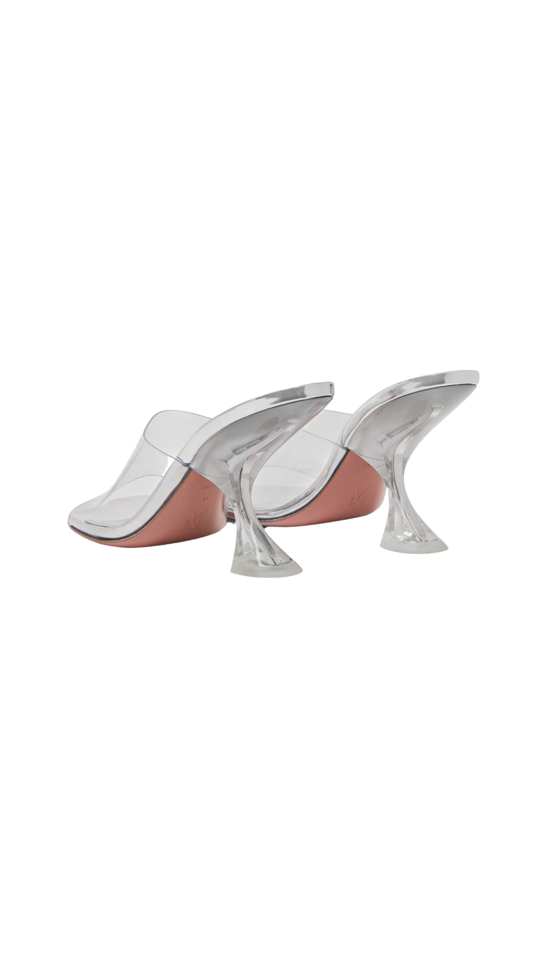 Taylor Glass Slipper 90 Transparent Pvc