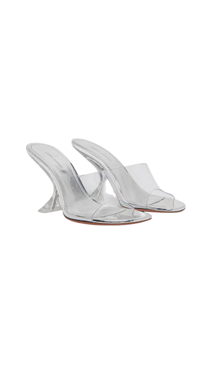 Taylor Glass Slipper 90 Transparent Pvc