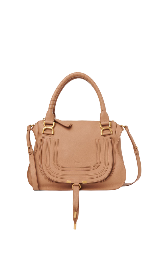 Small Marcie Bag in Light Tan