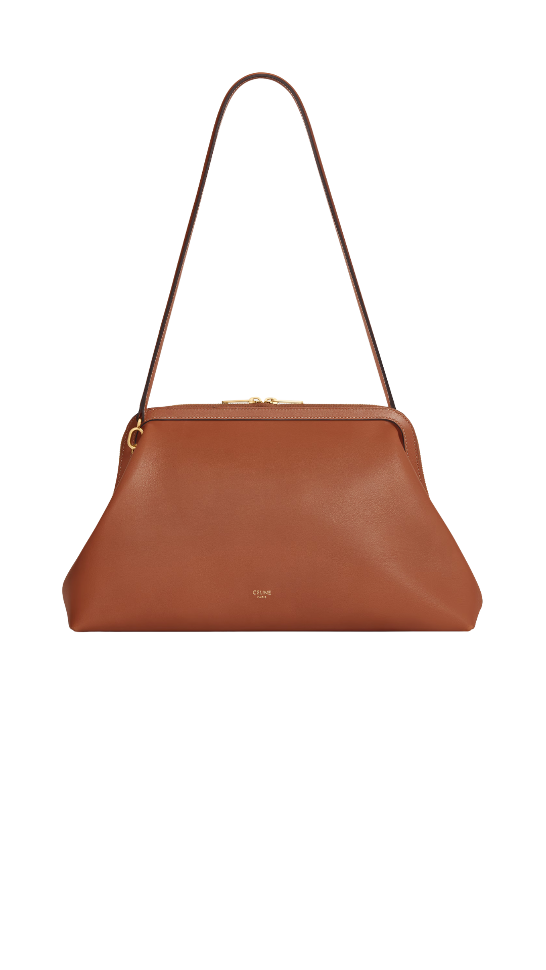 Doctor's Pouch In Tan Supple Natural Calfskin