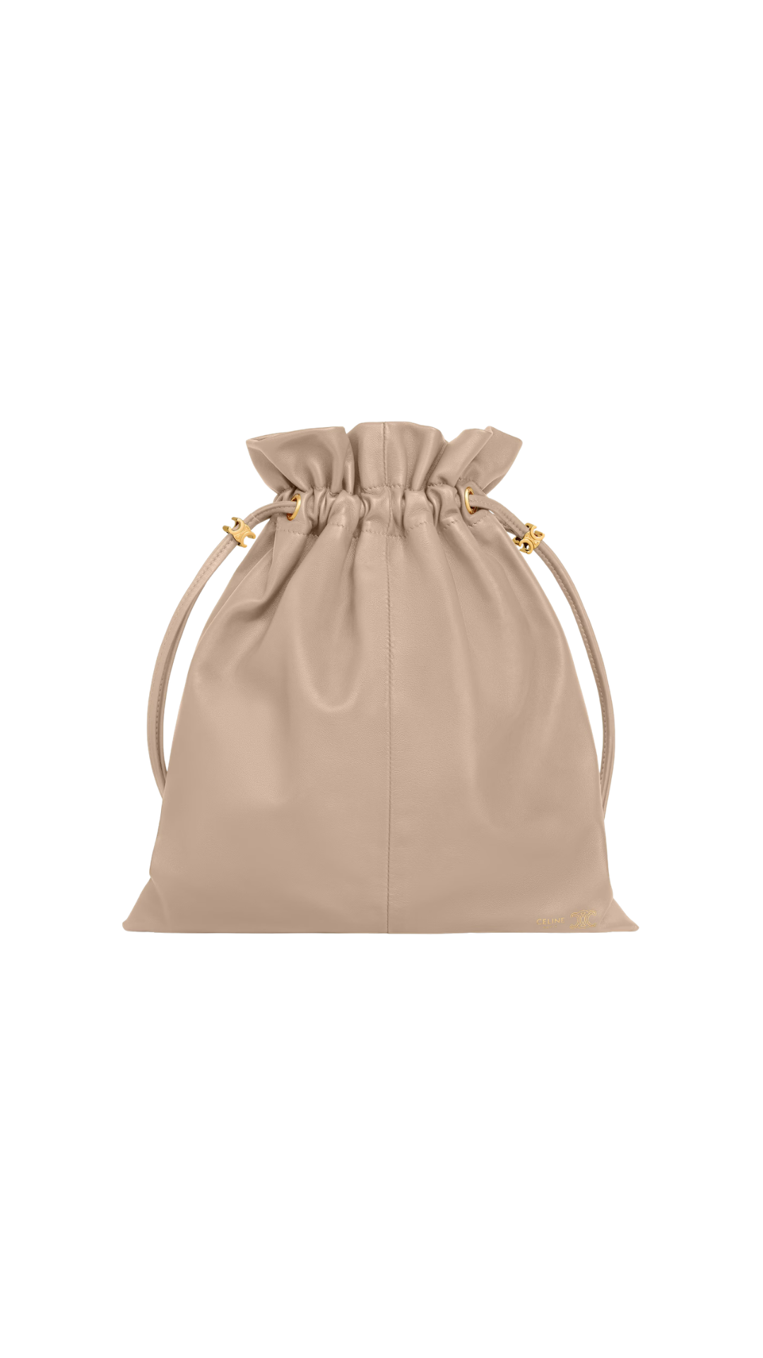 Small Crystal Pouch In Safari Lambskin