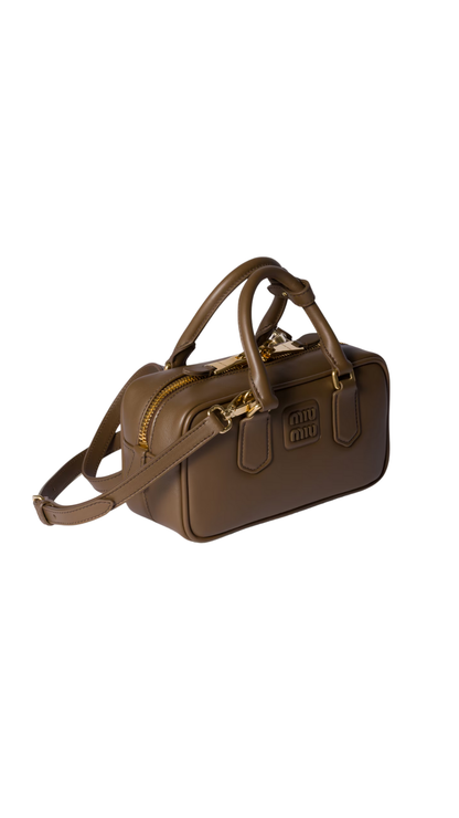 Arcadie Leather Bag in Beige (Copia)