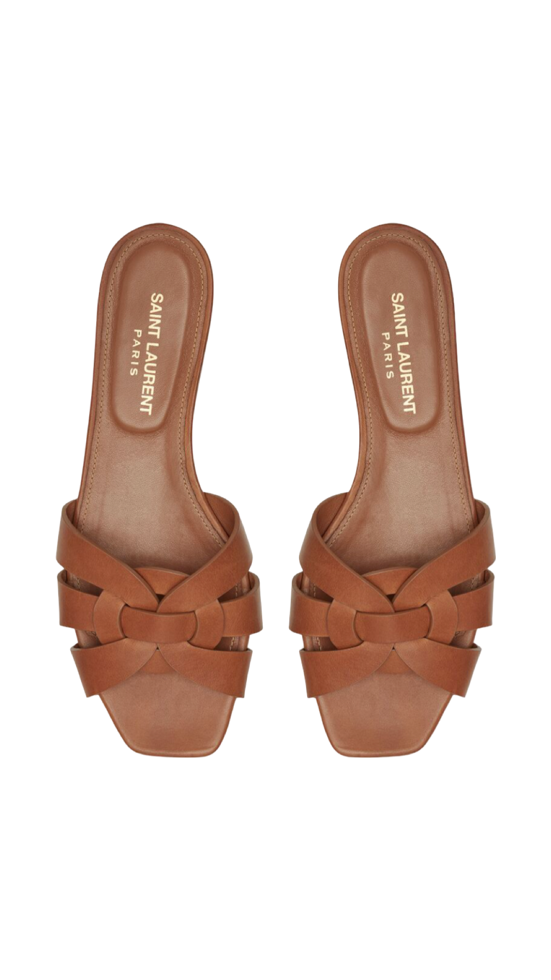 Tribute Mules in Smooth Leather AMBER