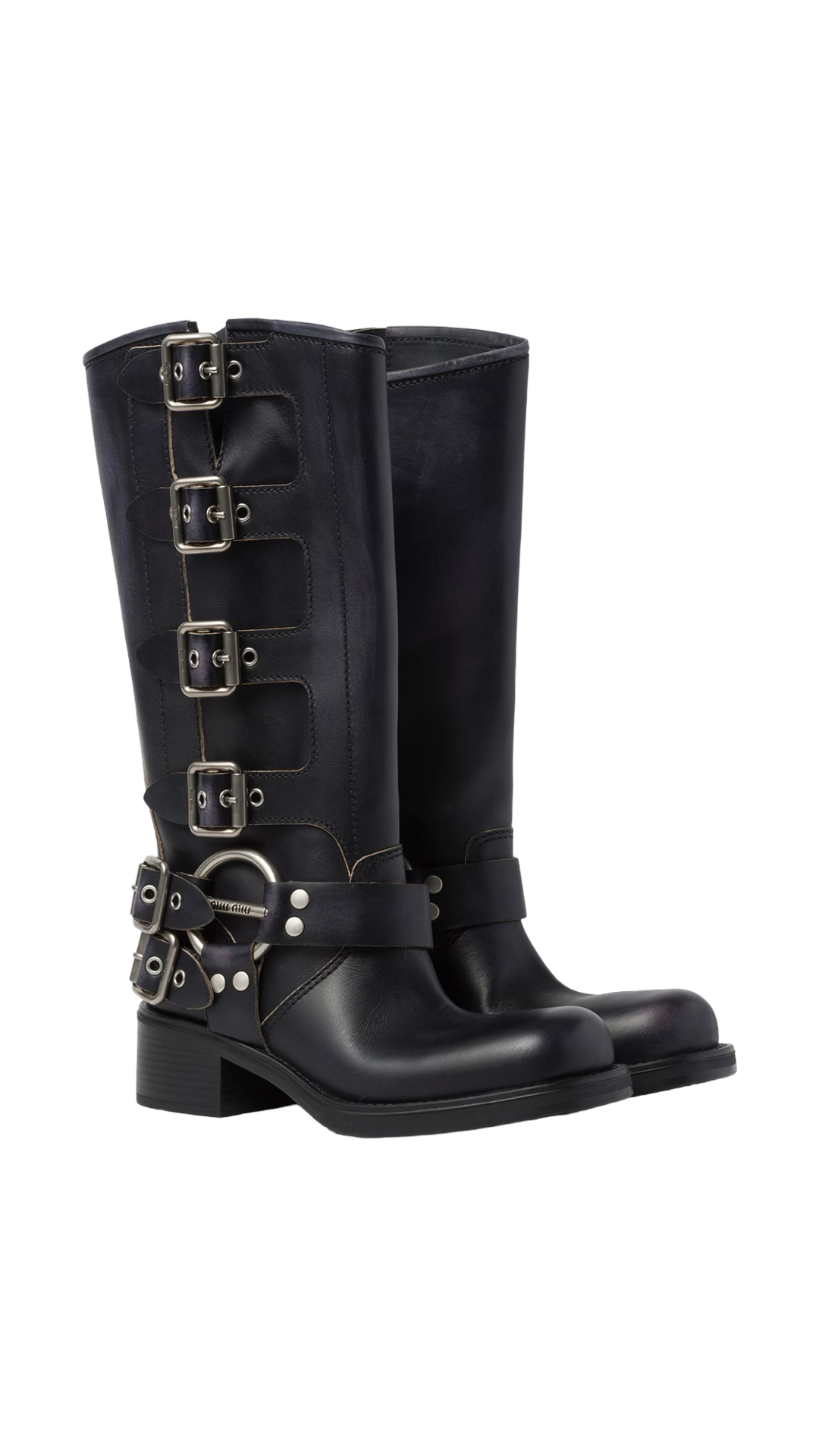 Leather Boots in Black