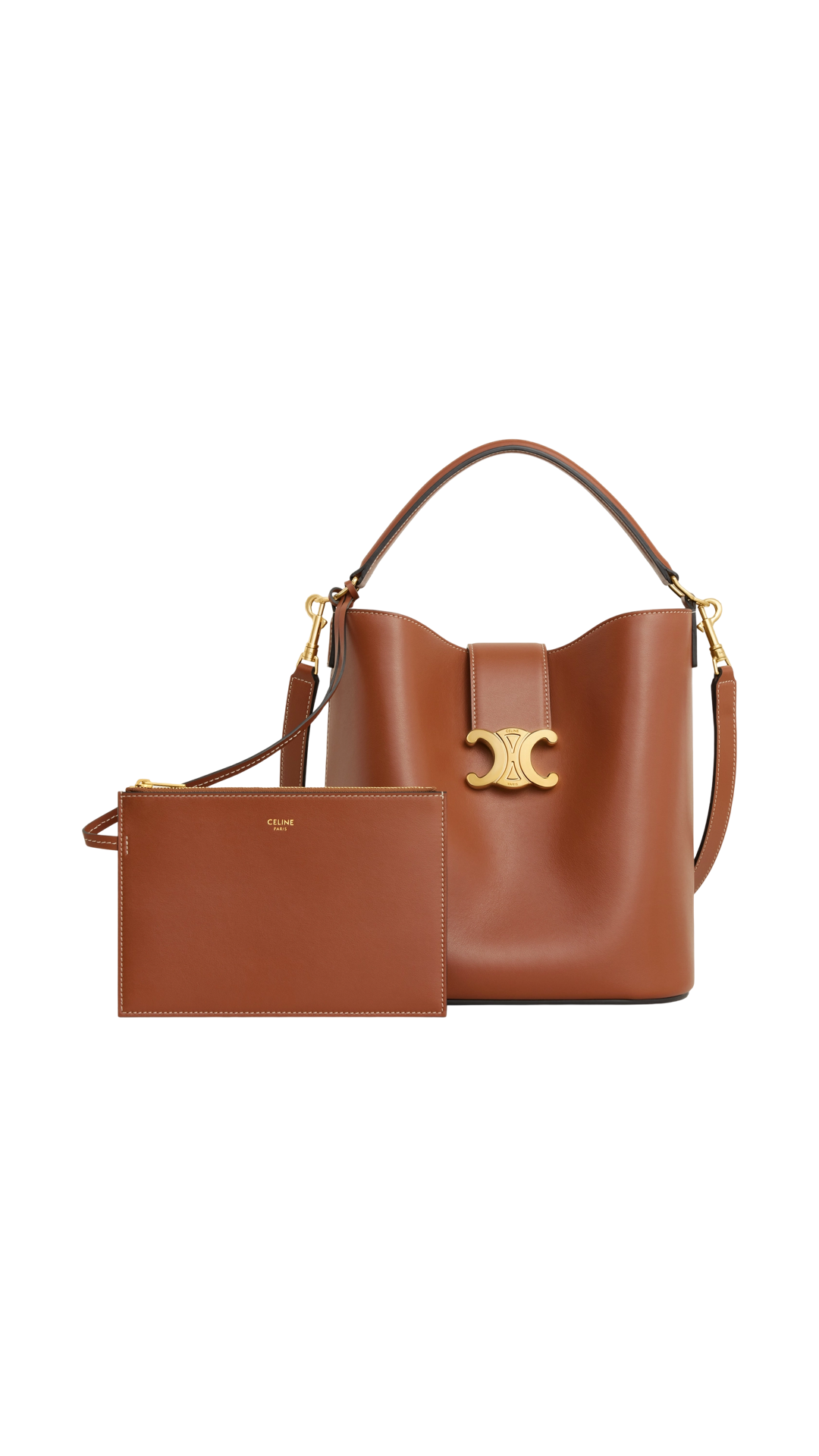 Medium Louise Bag in Tan